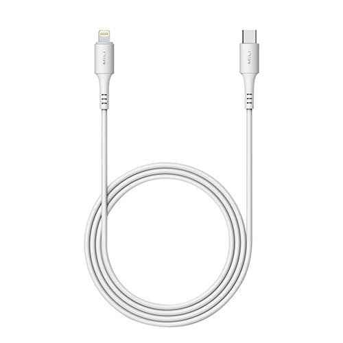 MiLi Type-C to Lightning 1M Cable - White MiLi Type-C to Lightning 1M Cable - White